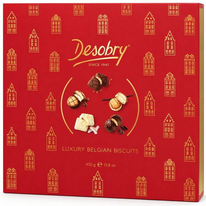 Desobry Luxury Belgian Biscuits – Луксозна селекция белгийски бисквити 450 г