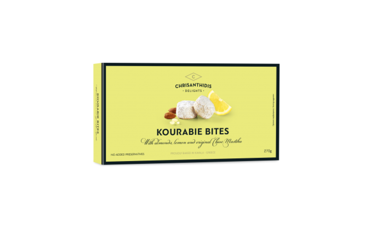 Chrisanthidis Kourabie Bites Lemon – 270 g