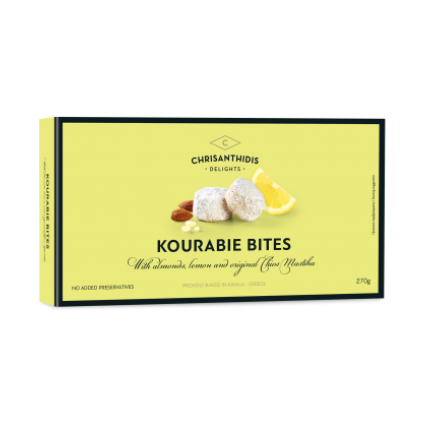 Chrisanthidis Kourabie Bites Lemon – 270 г