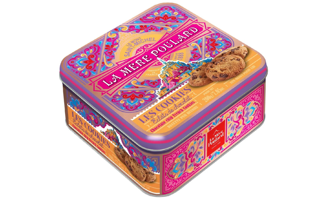 La Mère Poulard Les Cookies Double Chocolate - Metal box 200 g