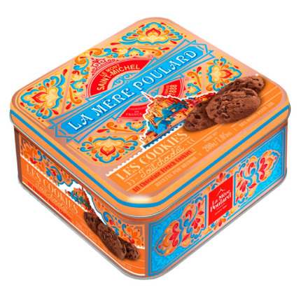La Mère Poulard Les Cookies Tout Chocolat – Метална кутия 200 г