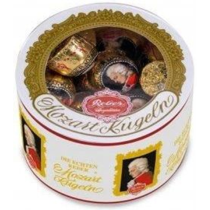 Бляскава кутия „Reber Mozart Kugeln“ – 280 г